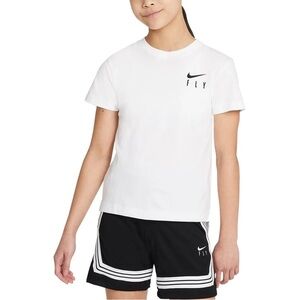 Kids white Nike tee
